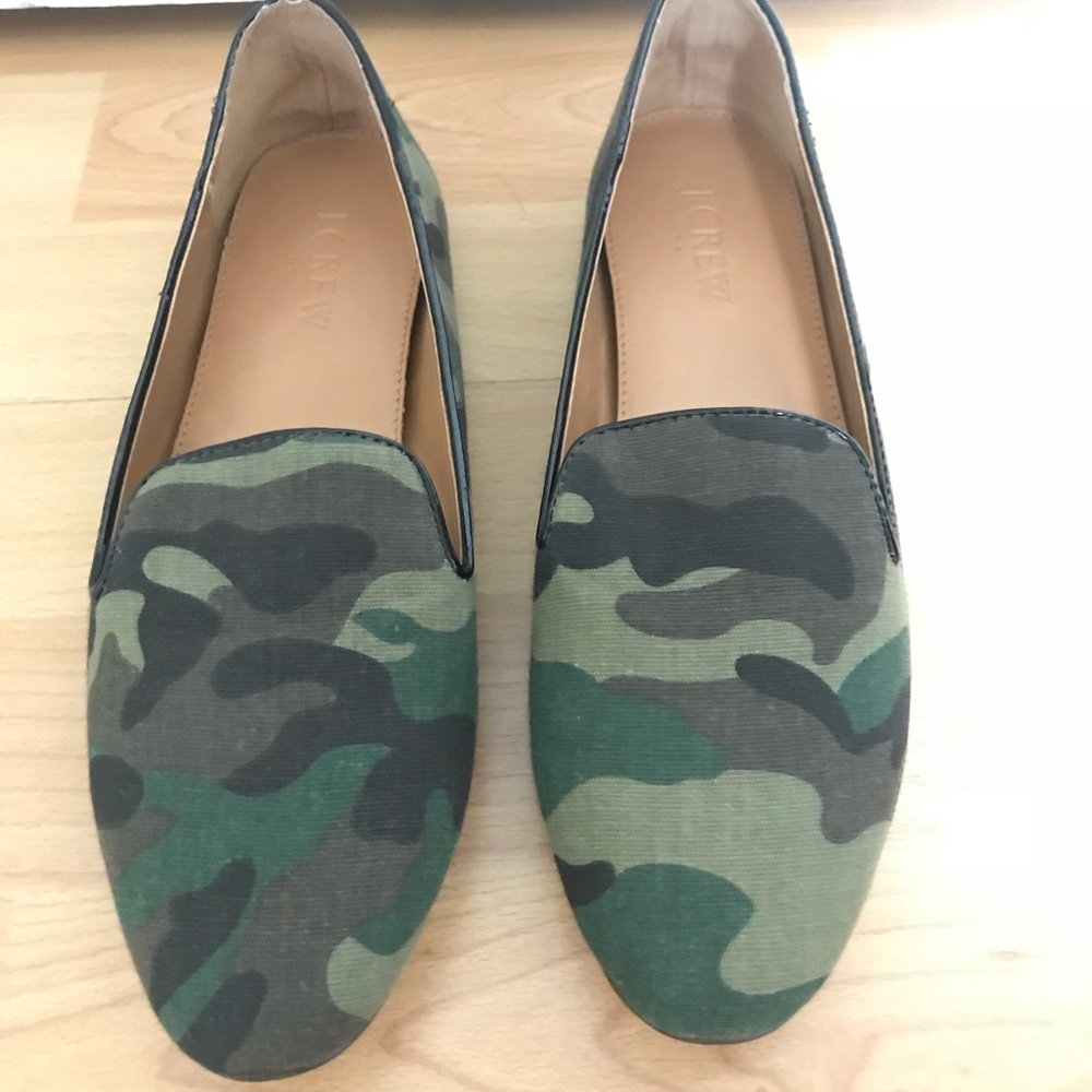 Jcrew camo flats